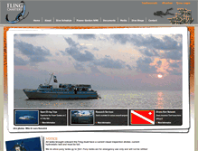 Tablet Screenshot of flingcharters.com